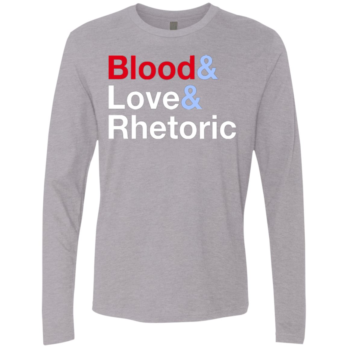Blood Love Rhetoric Men's Premium Long Sleeve