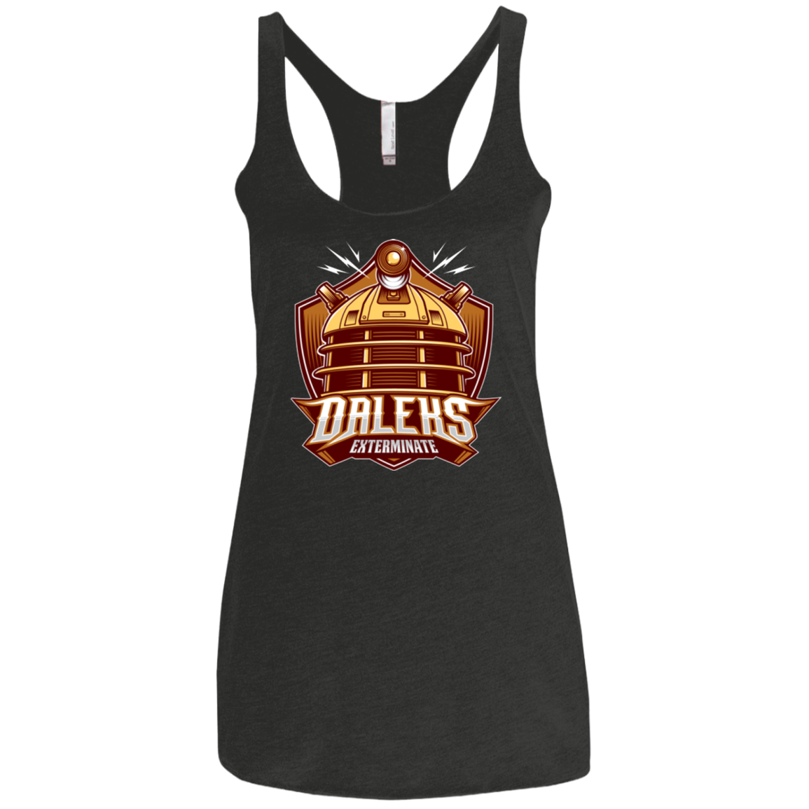 Dr. Who Daleks Women's Triblend Racerback Tank