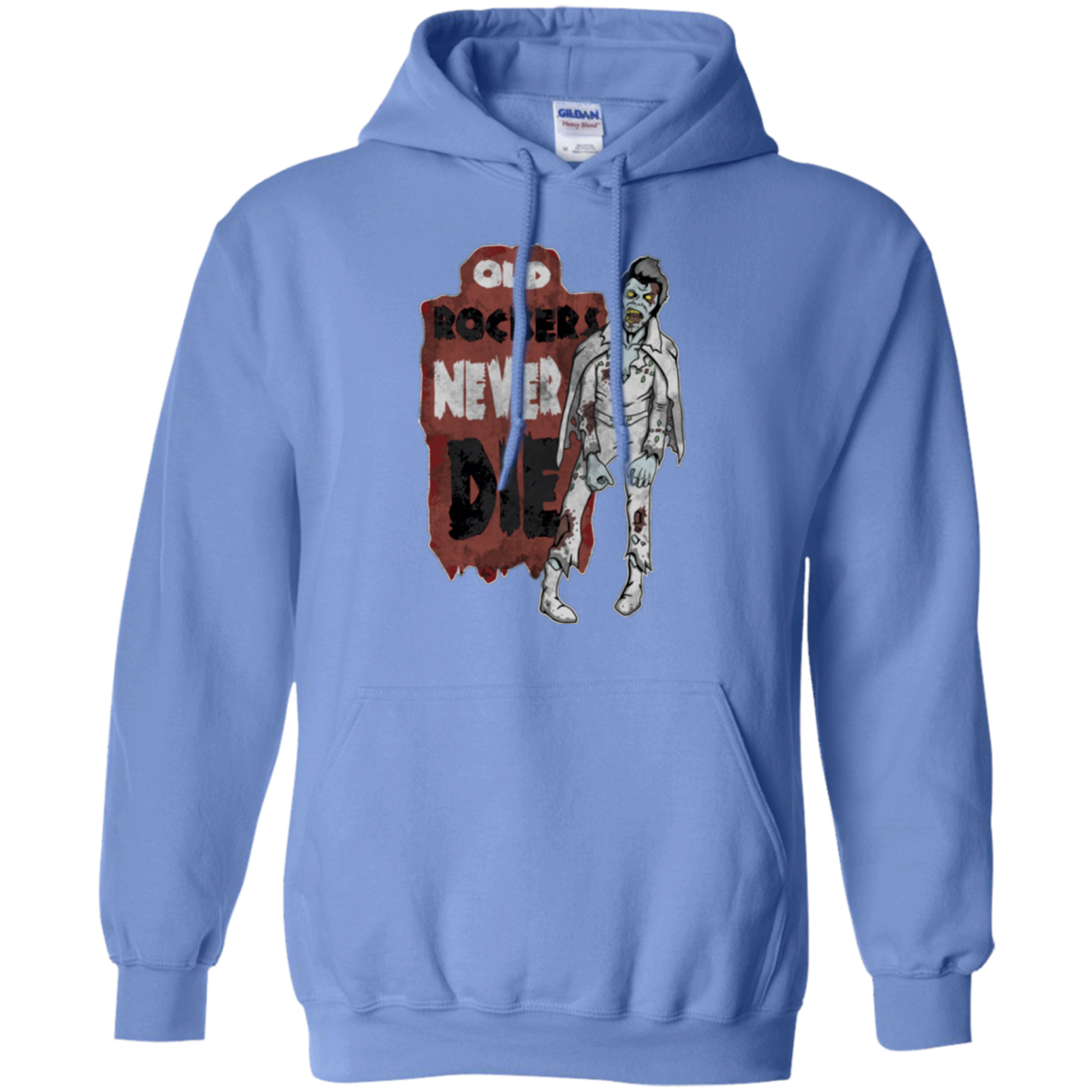 Old Rockers Never Die Pullover Hoodie