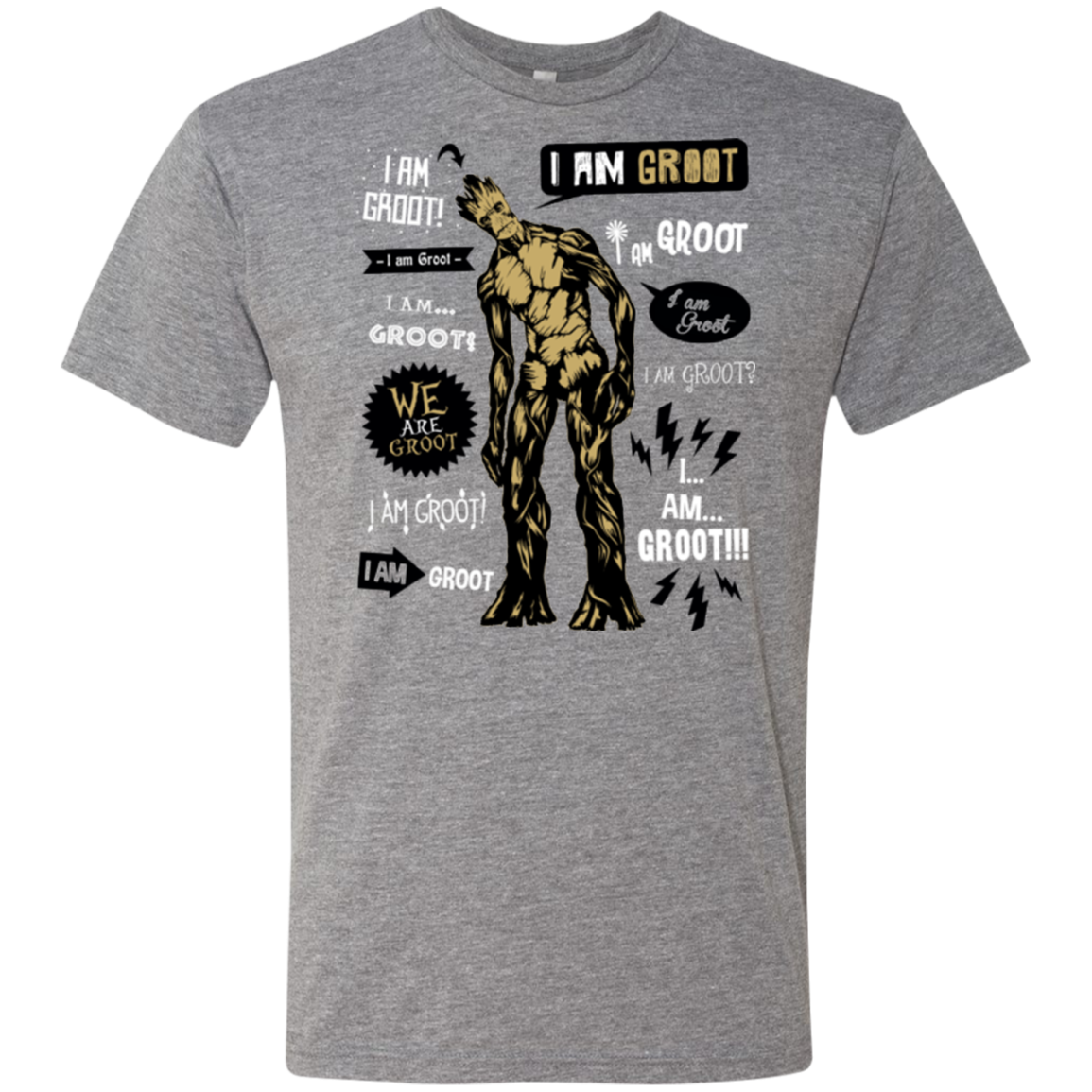 Groot Famous Quotes Men's Triblend T-Shirt
