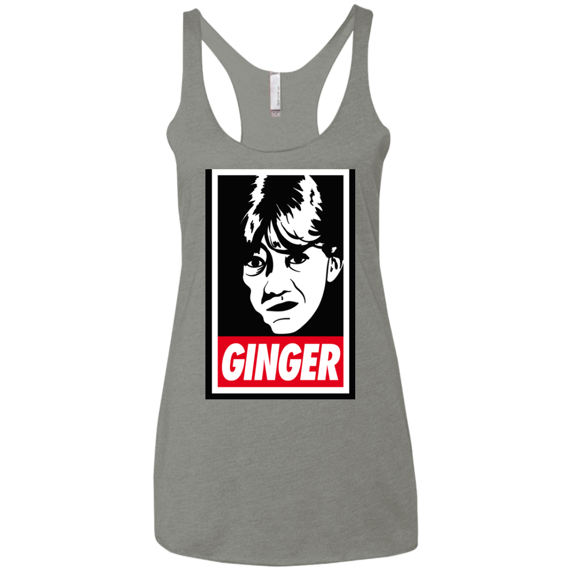 GINGER Women's Triblend Racerback Tank