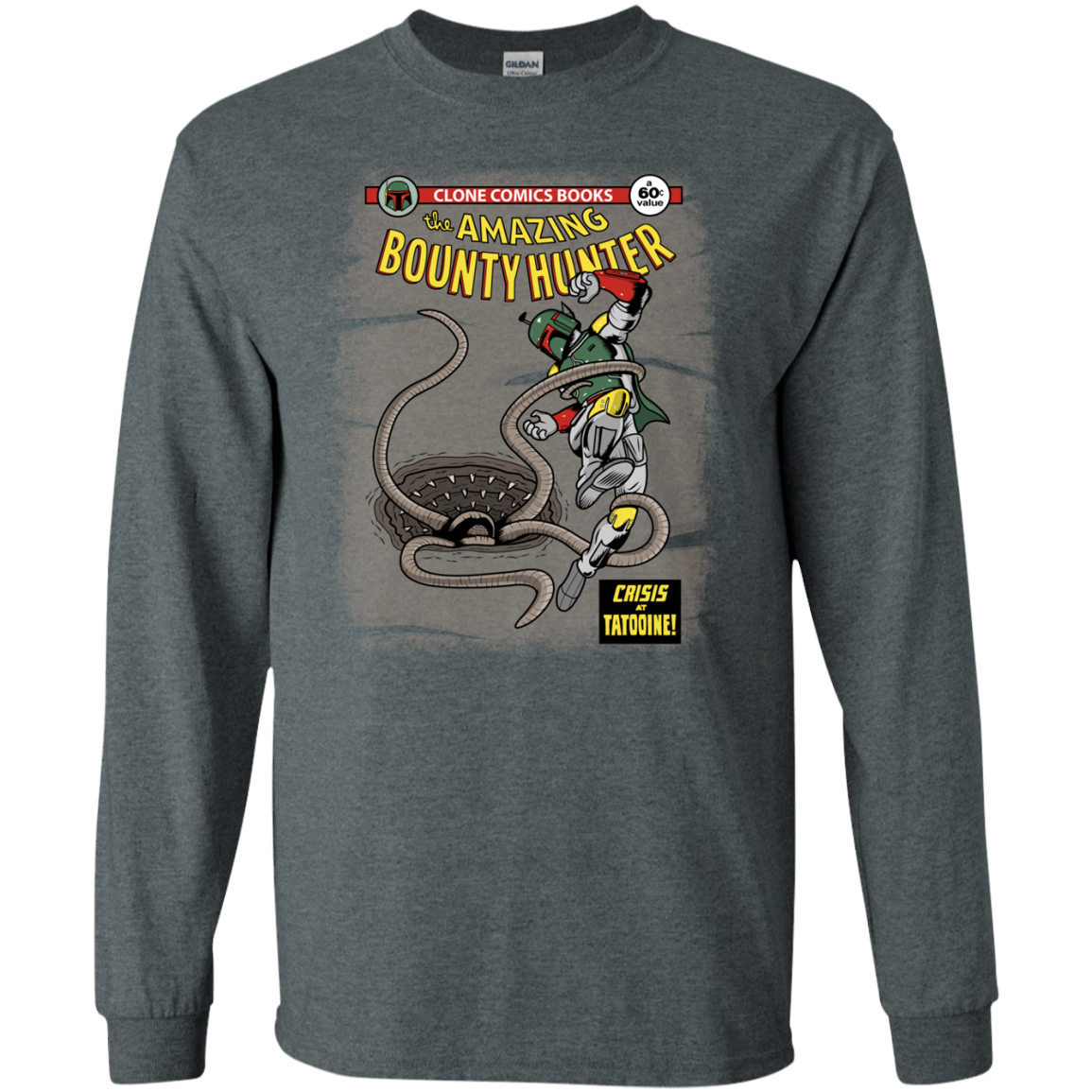 The Amazing Bounty Hunter Men's Long Sleeve T-Shirt