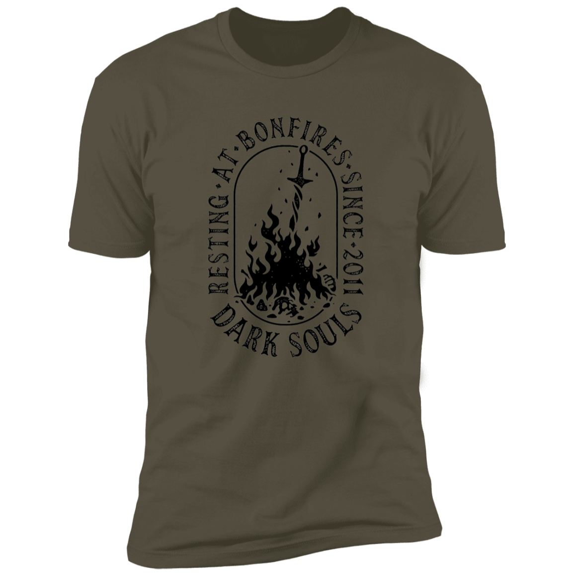 Resting at Bonfires Men's Premium T-Shirt