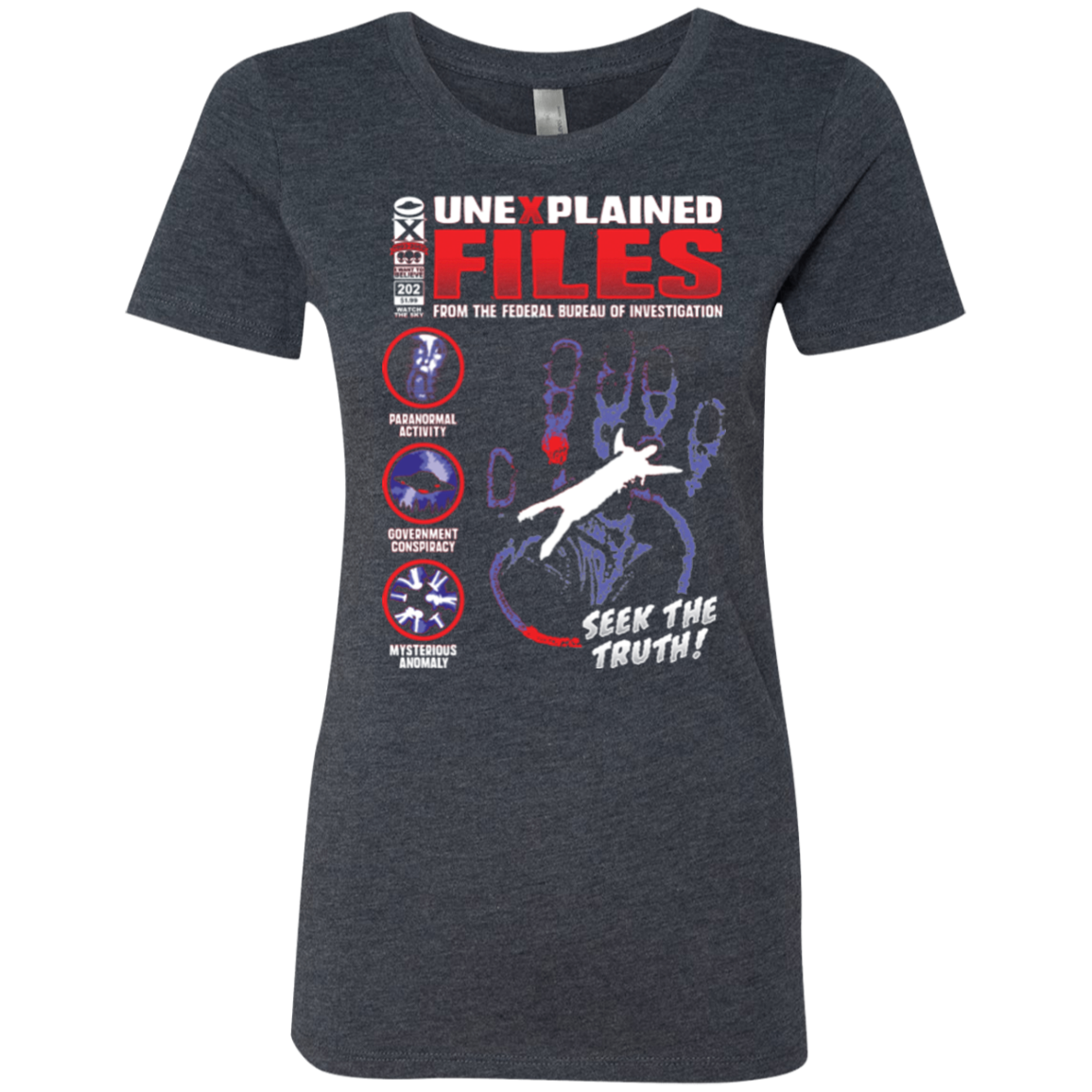 Unexplained Files Women's Triblend T-Shirt