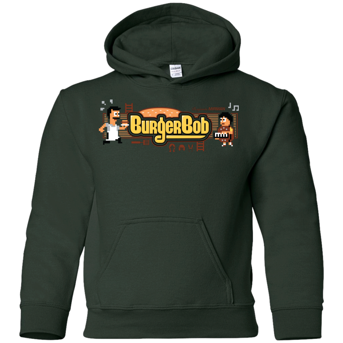 Burger Bob Youth Hoodie