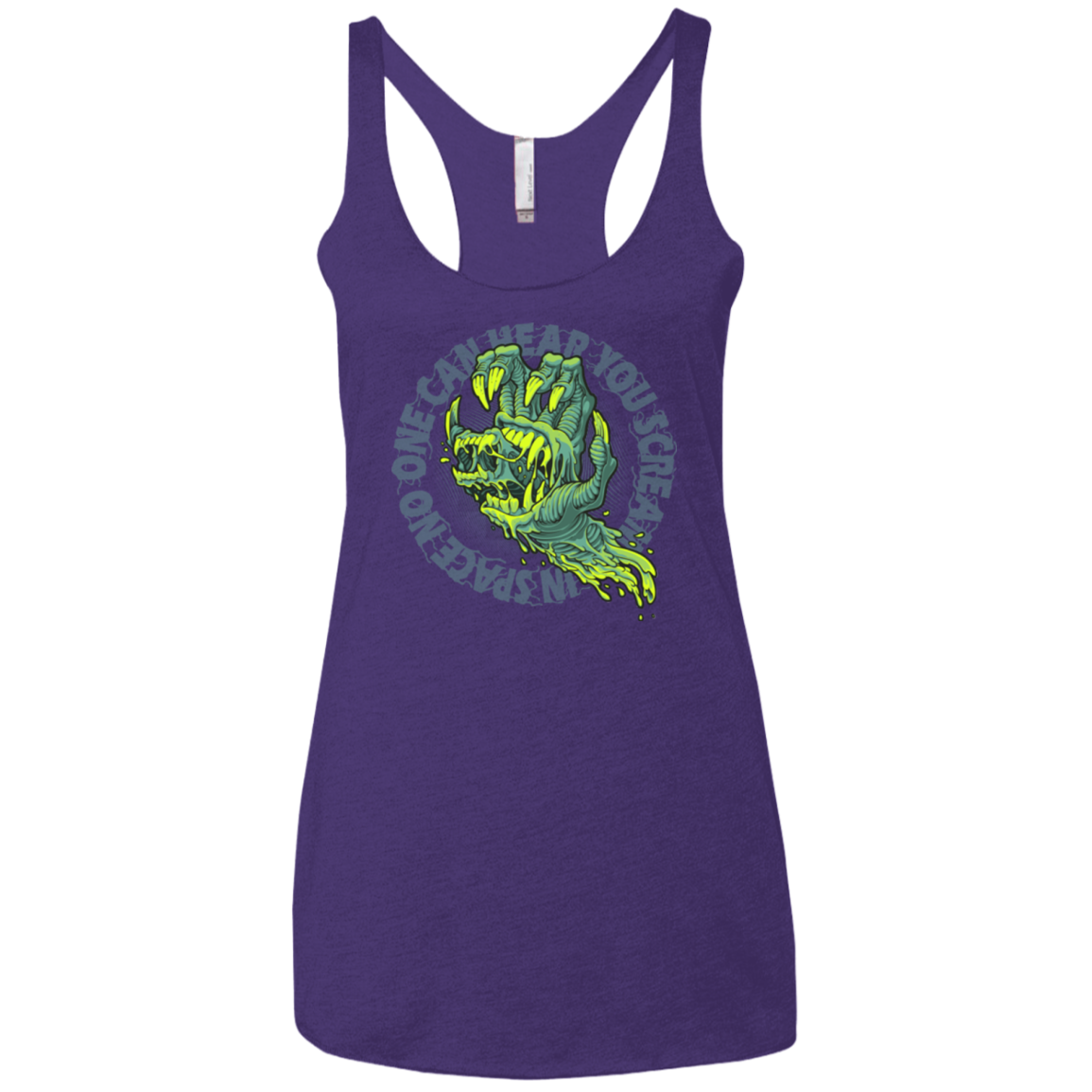 The Hand That Feeds Women's Triblend Racerback Tank
