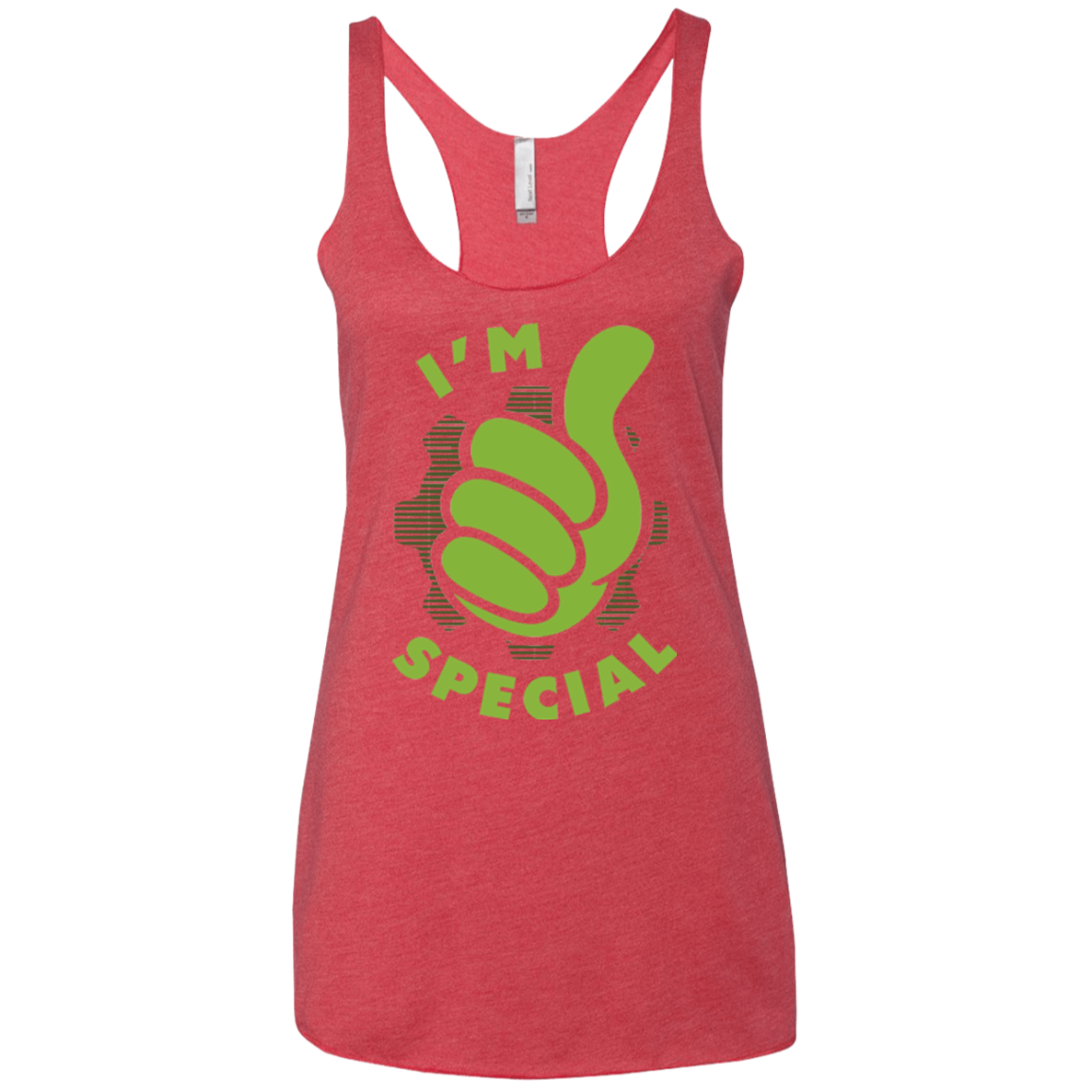 Special Dweller Women's Triblend Racerback Tank
