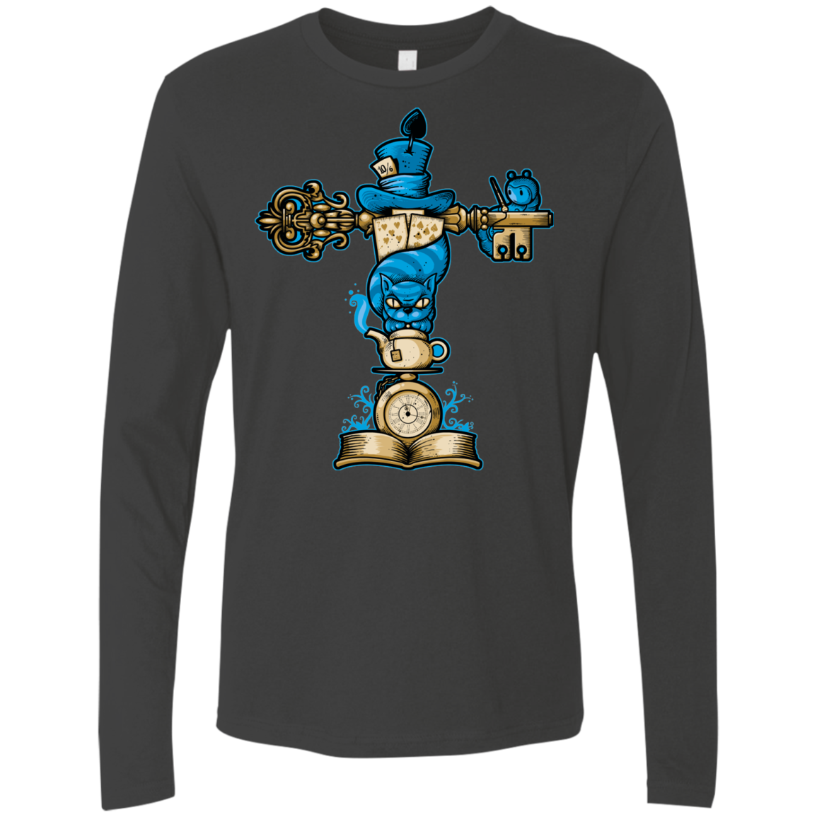 Wonderland Totem Men's Premium Long Sleeve