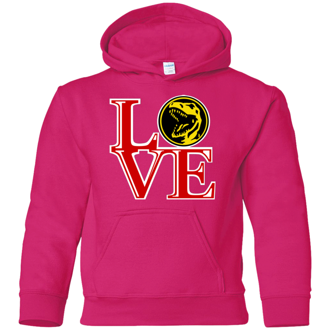 Red Ranger LOVE Youth Hoodie