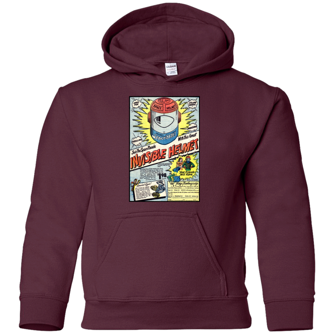 Space Helmet Youth Hoodie