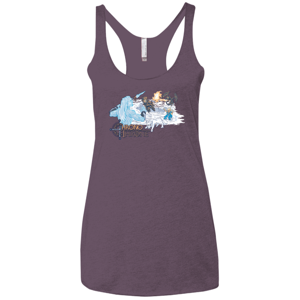 Chrono Throne Women's Triblend Racerback Tank