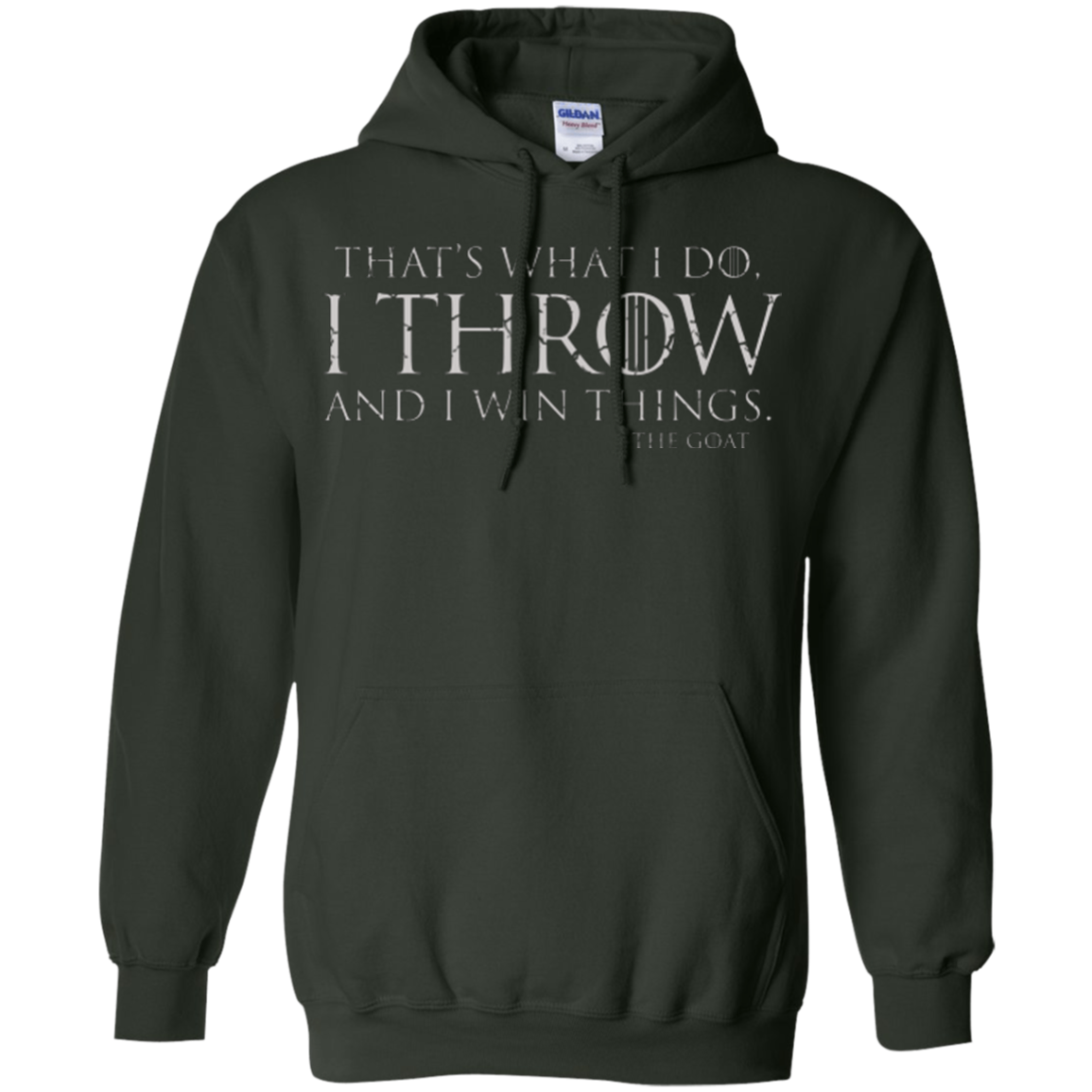 I Throw Pullover Hoodie
