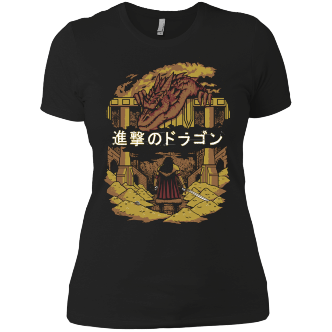 Attack on Dragon Women's Premium T-Shirt