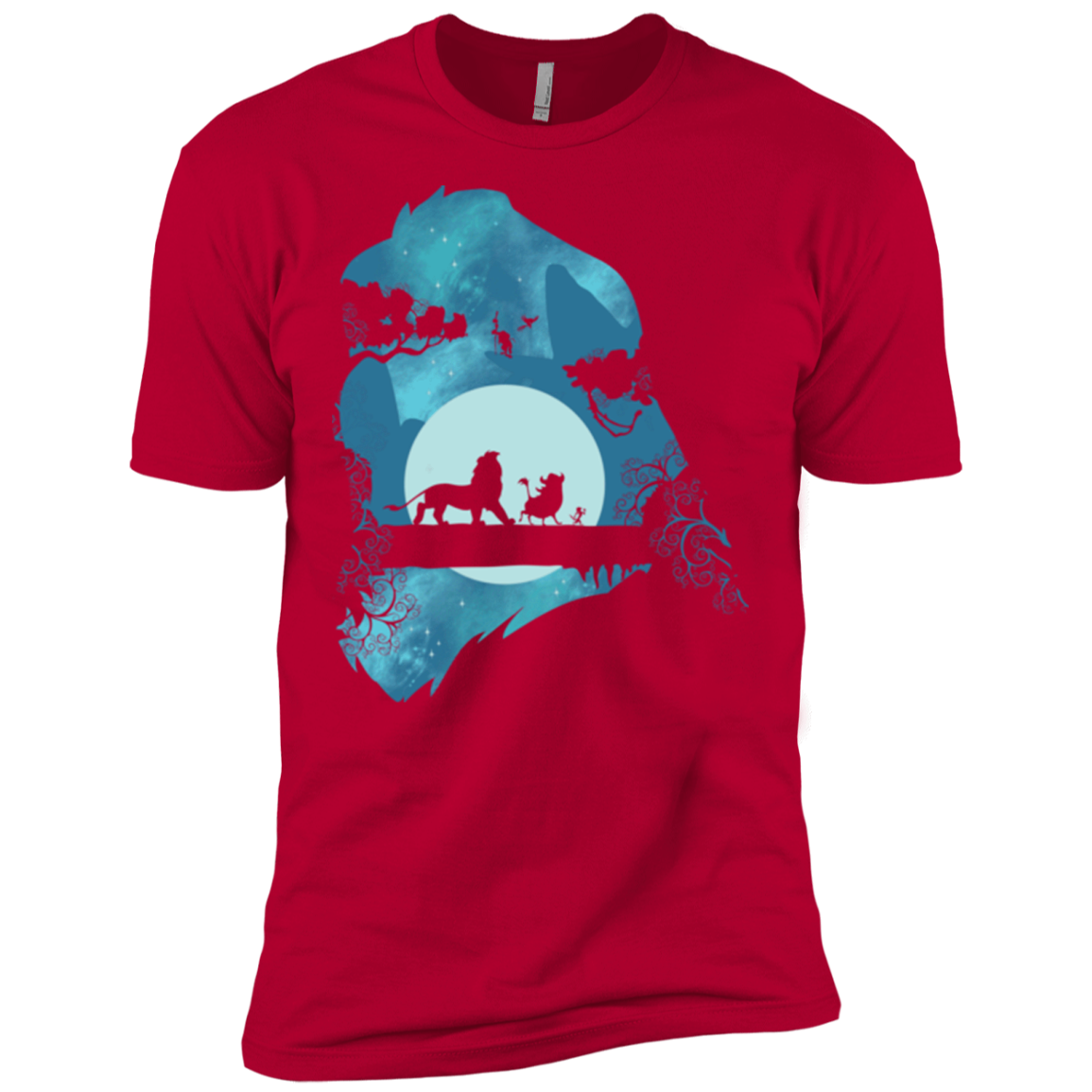 Lion Portrait Men's Premium T-Shirt