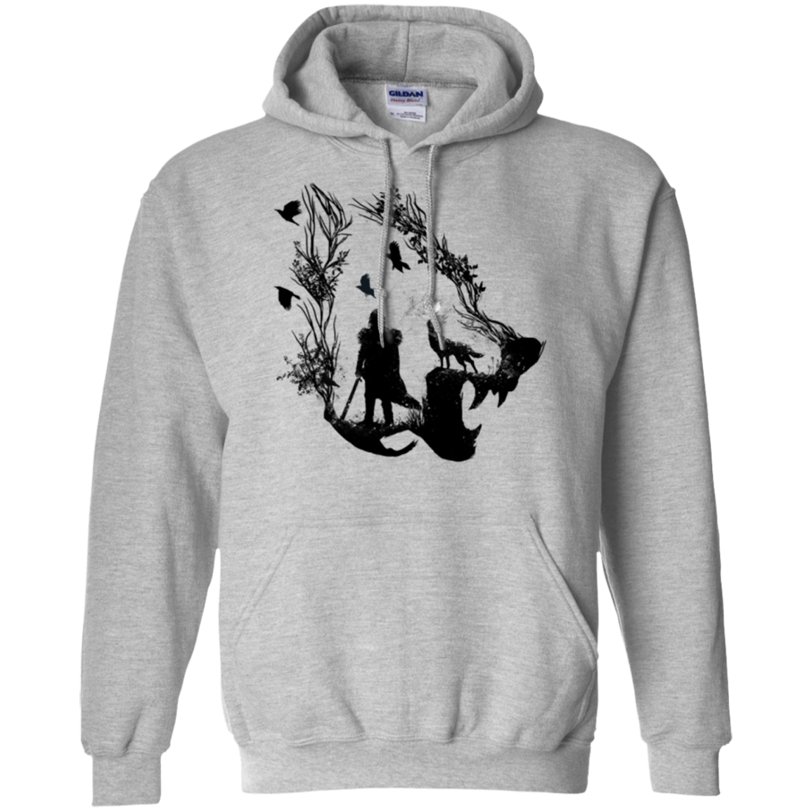 Lone wolf Pullover Hoodie