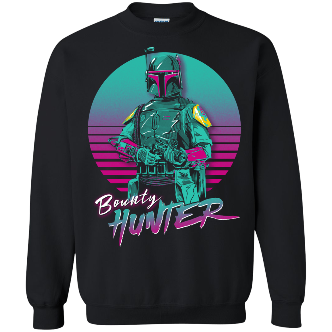 Retro Bounty Hunter Crewneck Sweatshirt