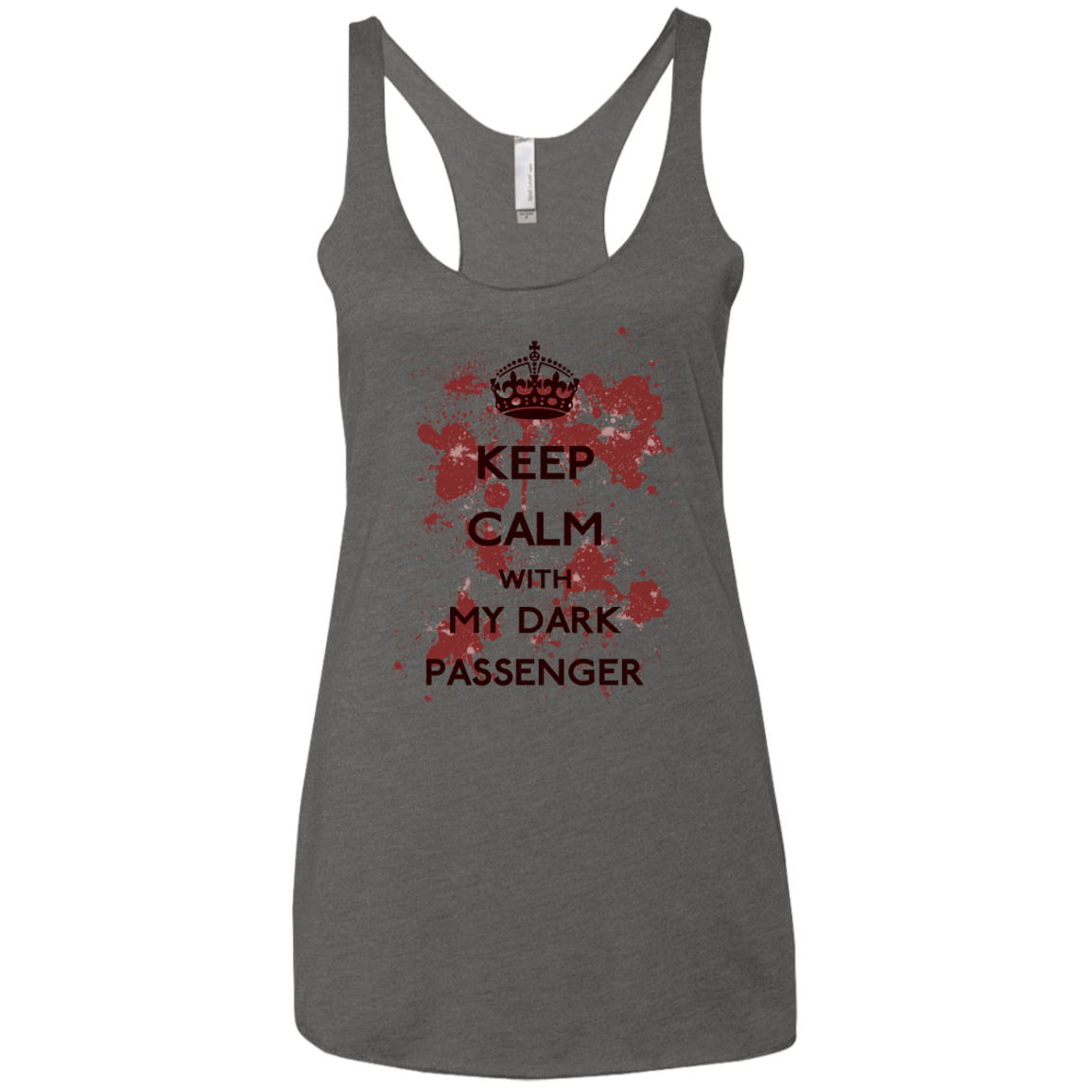 Keep passenger Women's Triblend Racerback Tank