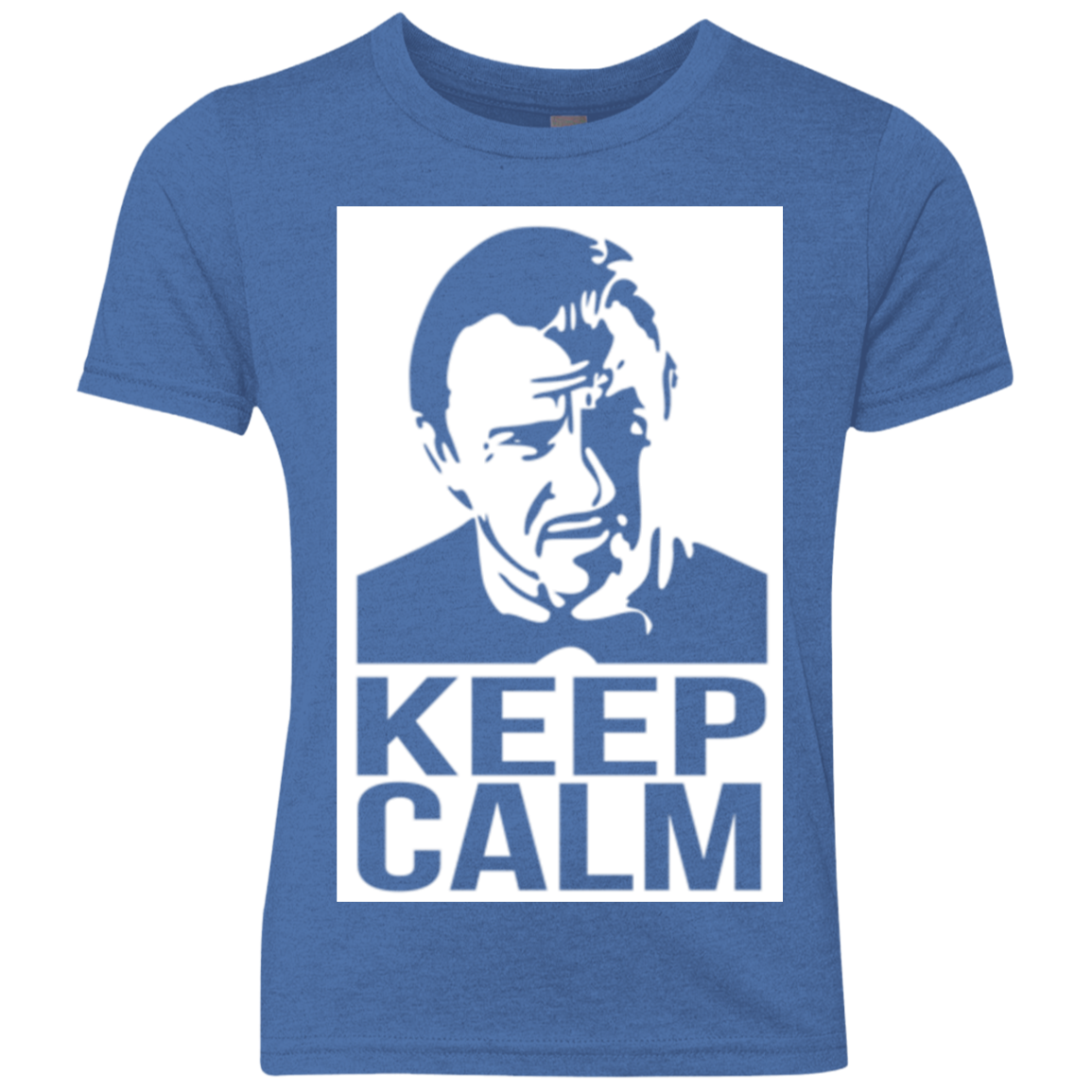 Keep Calm Mr. Wolf Youth Triblend T-Shirt