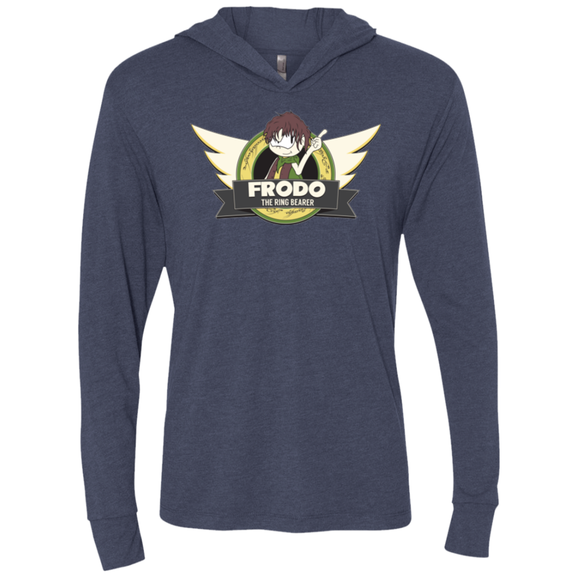 The Ring Bearer Triblend Long Sleeve Hoodie Tee