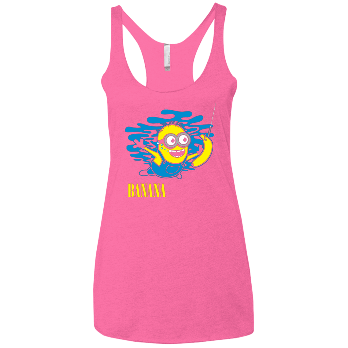 Nirvana Banana Women's Triblend Racerback Tank
