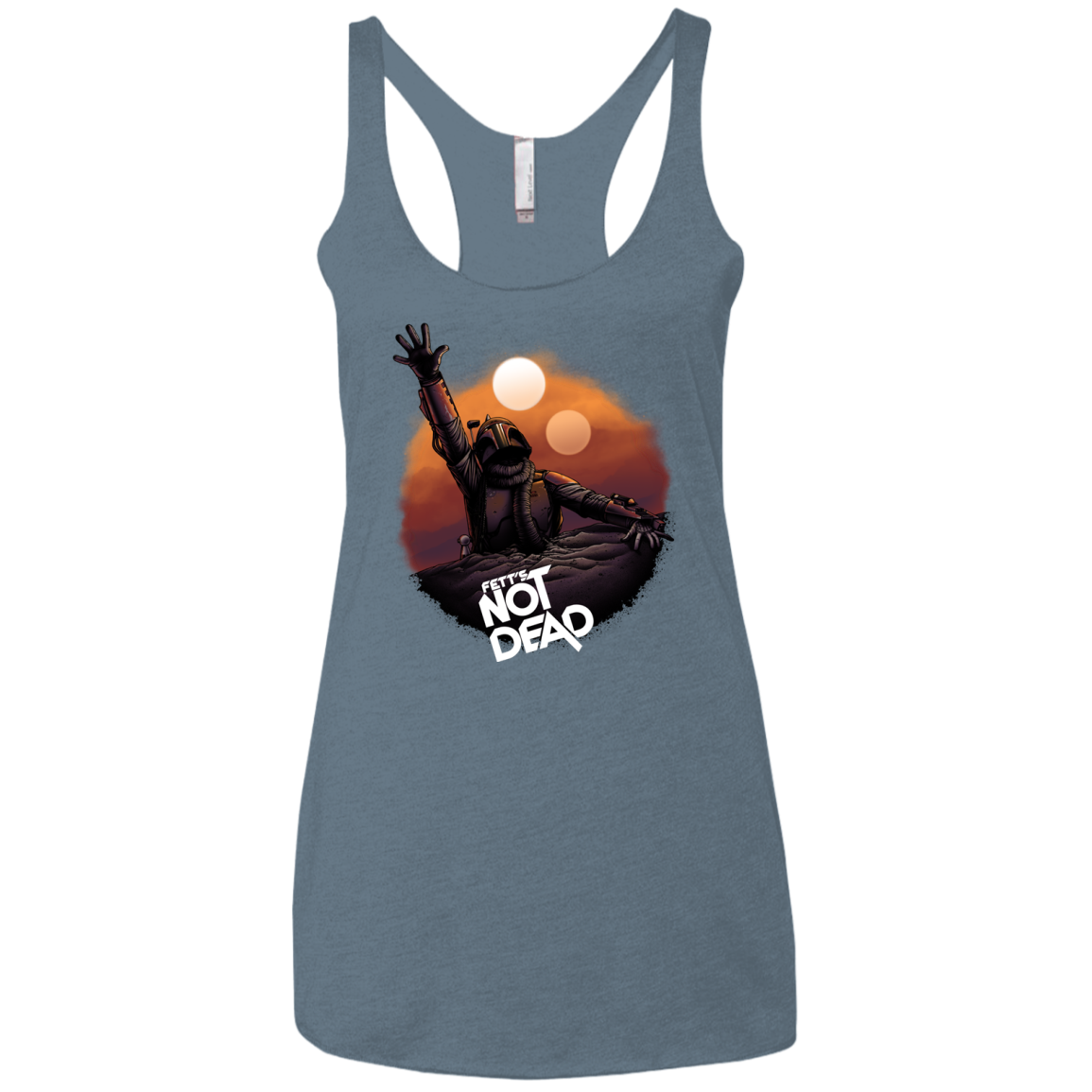 Back From The Pit Women's Triblend Racerback Tank