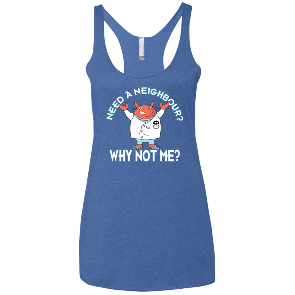 Why not me Women's Triblend Racerback Tank