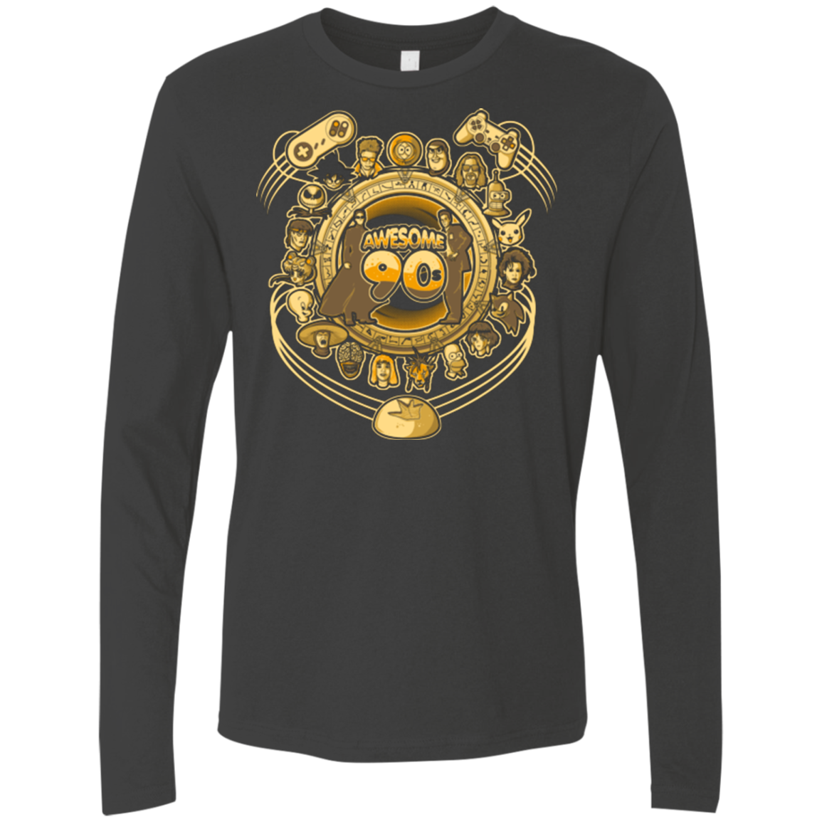 AWESOME 90S Men's Premium Long Sleeve