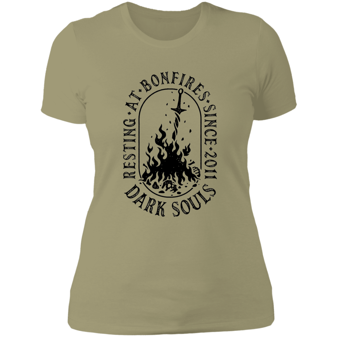 Resting at Bonfires Women's Premium T-Shirt