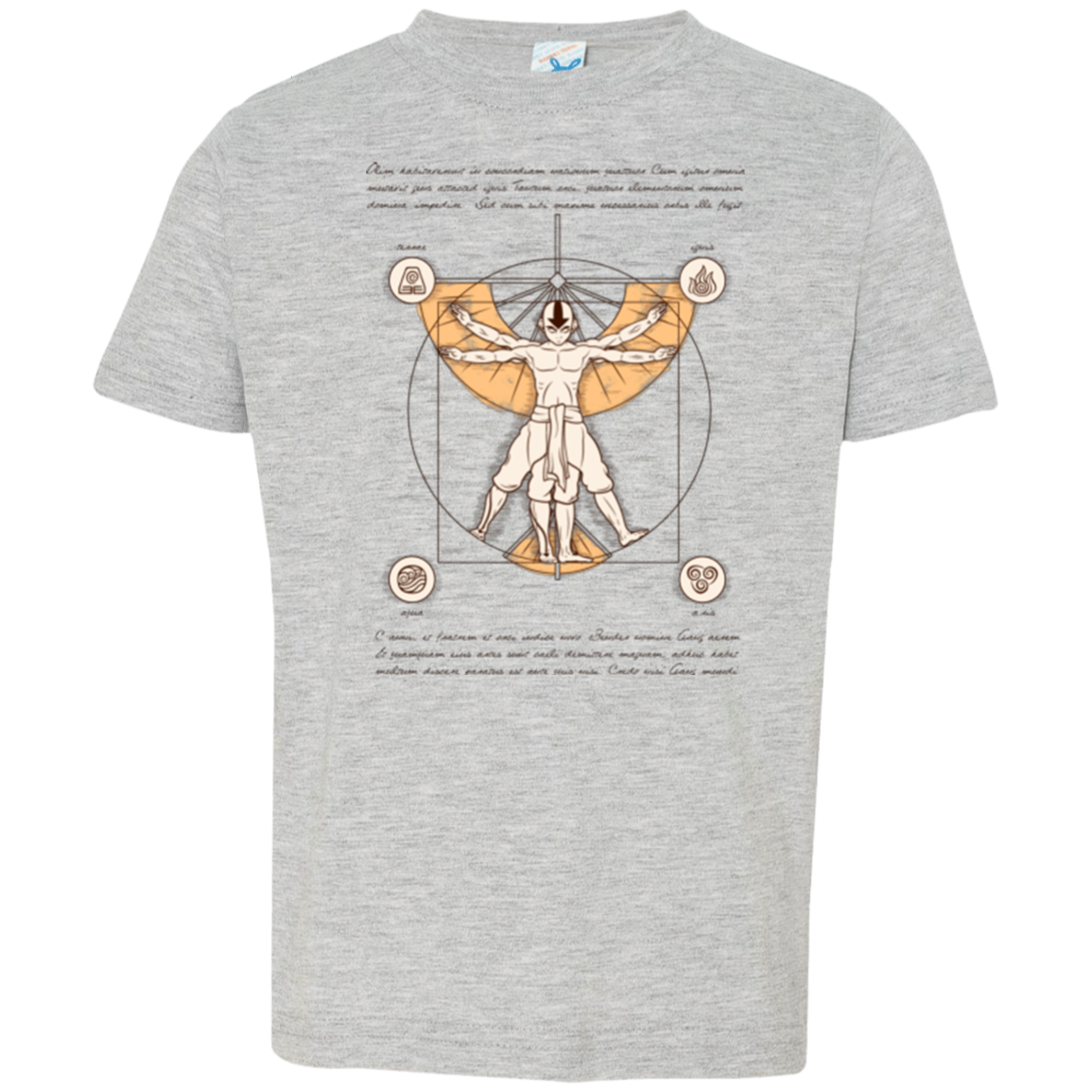 Vitruvian Aang Toddler Premium T-Shirt