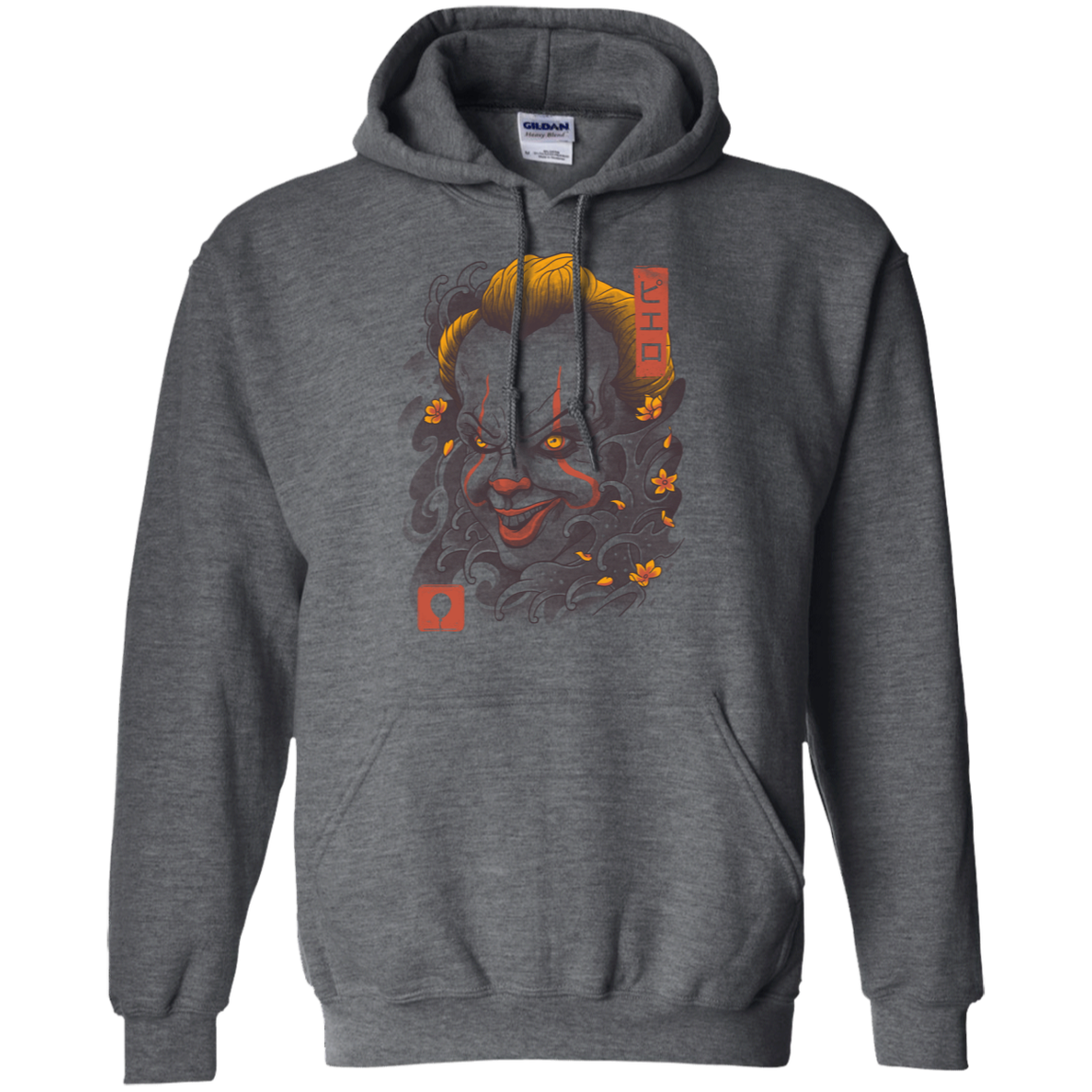 Oni Clown Mask Pullover Hoodie