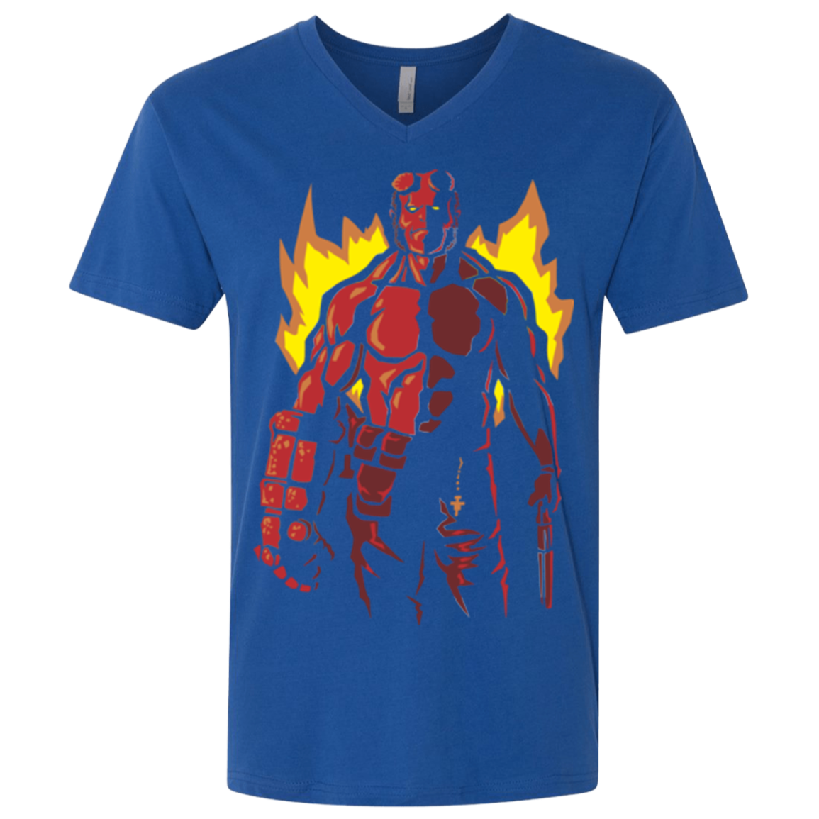 Red Hero Men's Premium V-Neck