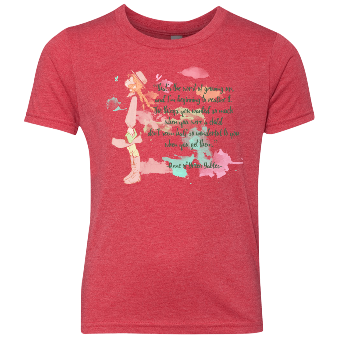 Anne of Green Gables 5 Youth Triblend T-Shirt