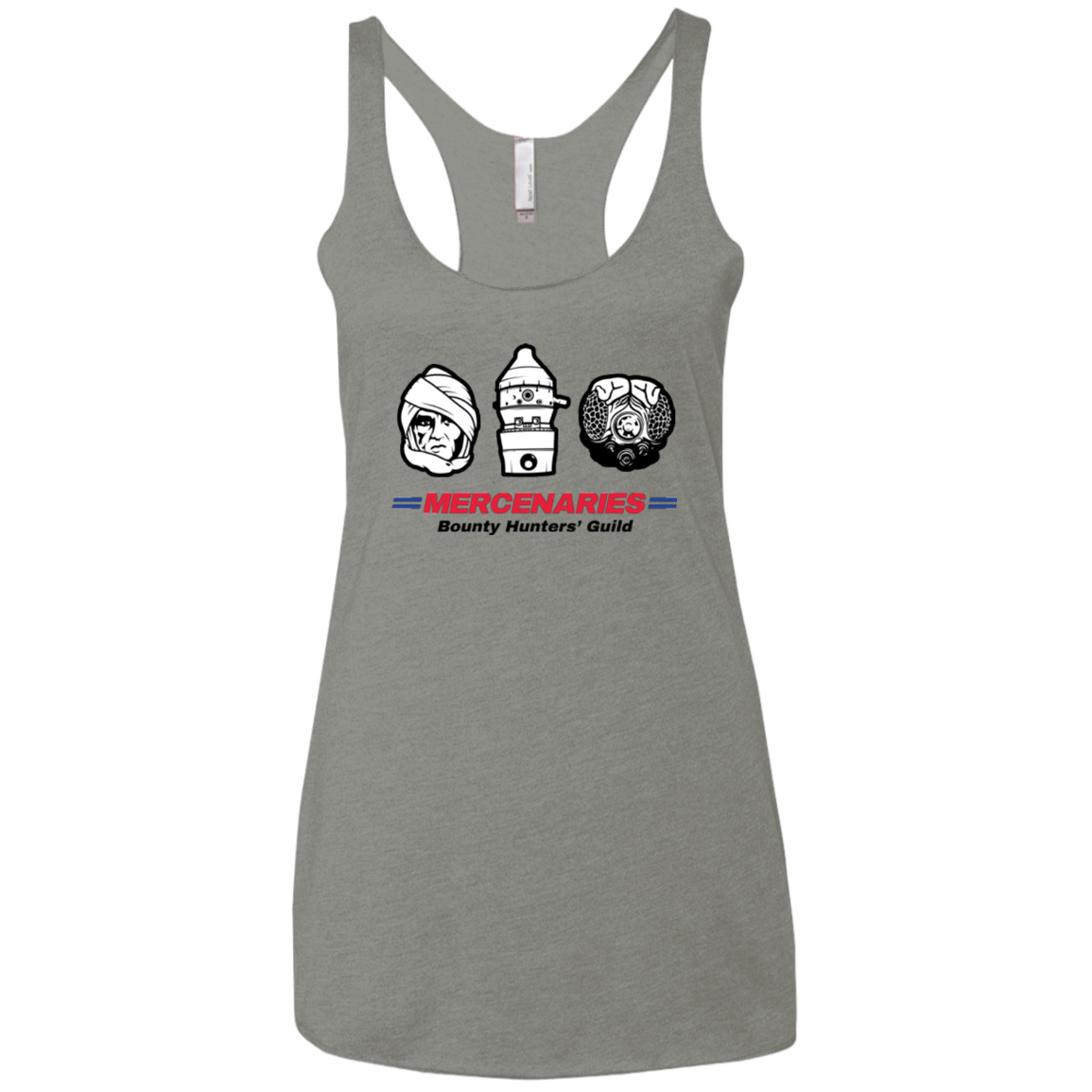 Mercs 2 Women's Triblend Racerback Tank
