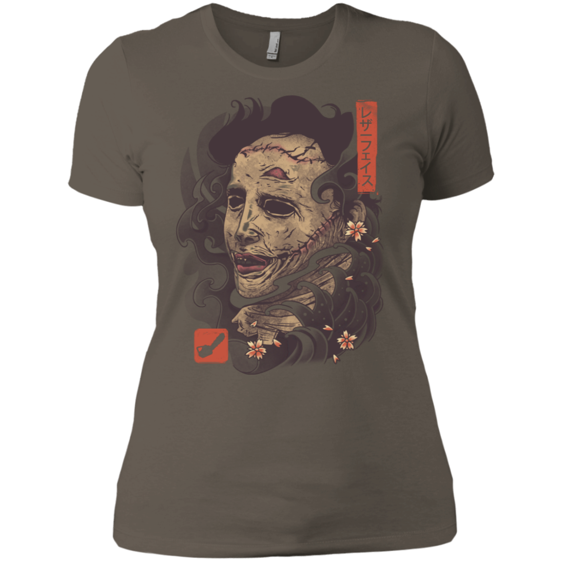 Oni Leather Mask Women's Premium T-Shirt