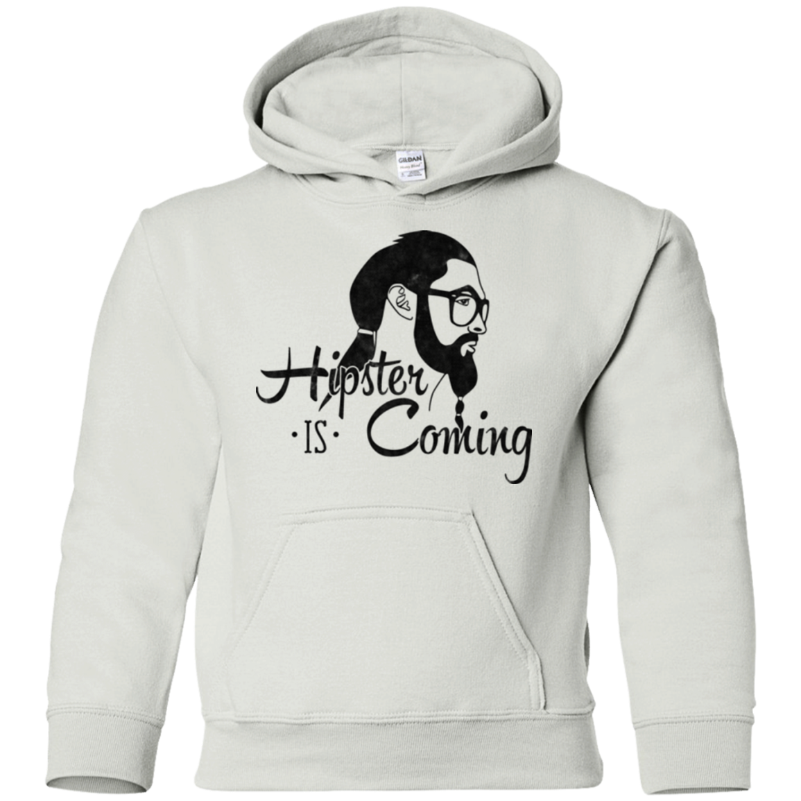 Hipster is Coming Youth Hoodie