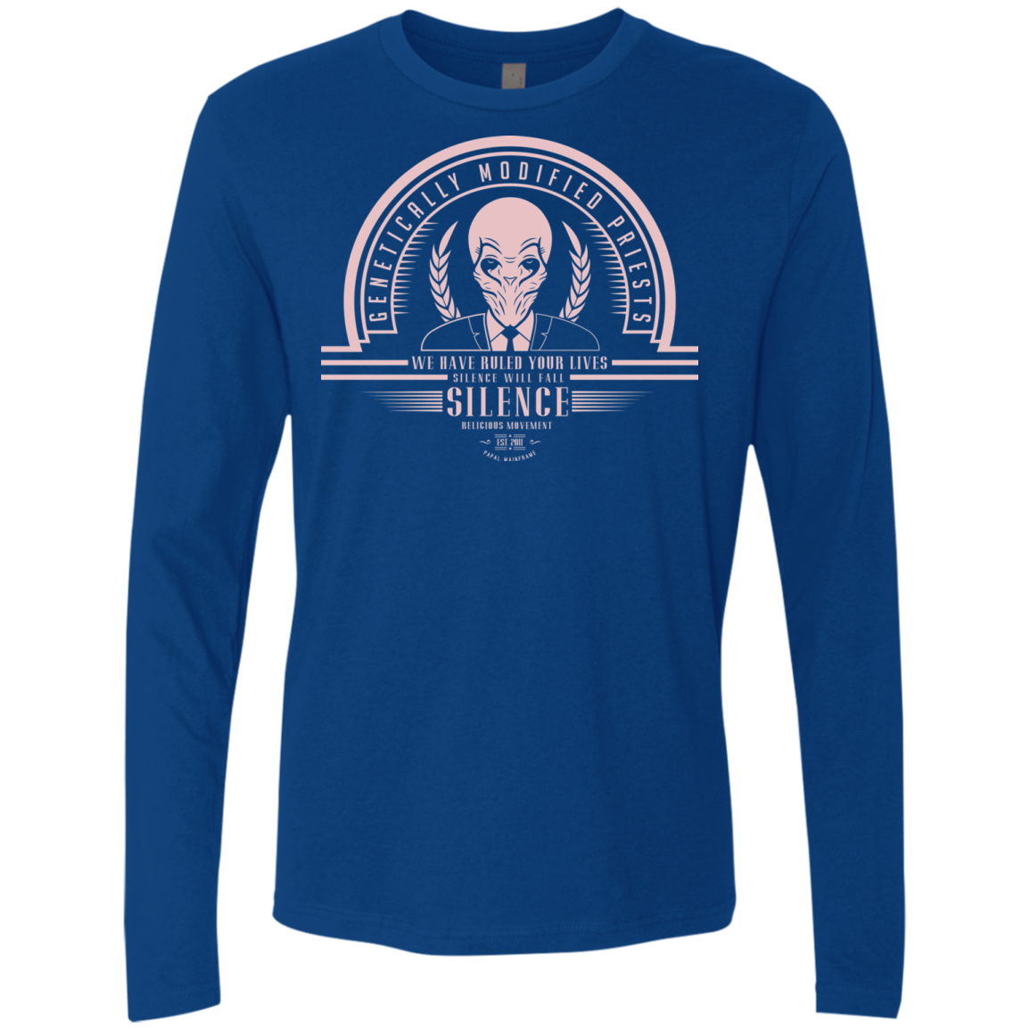 Who Villains Silence Men's Premium Long Sleeve