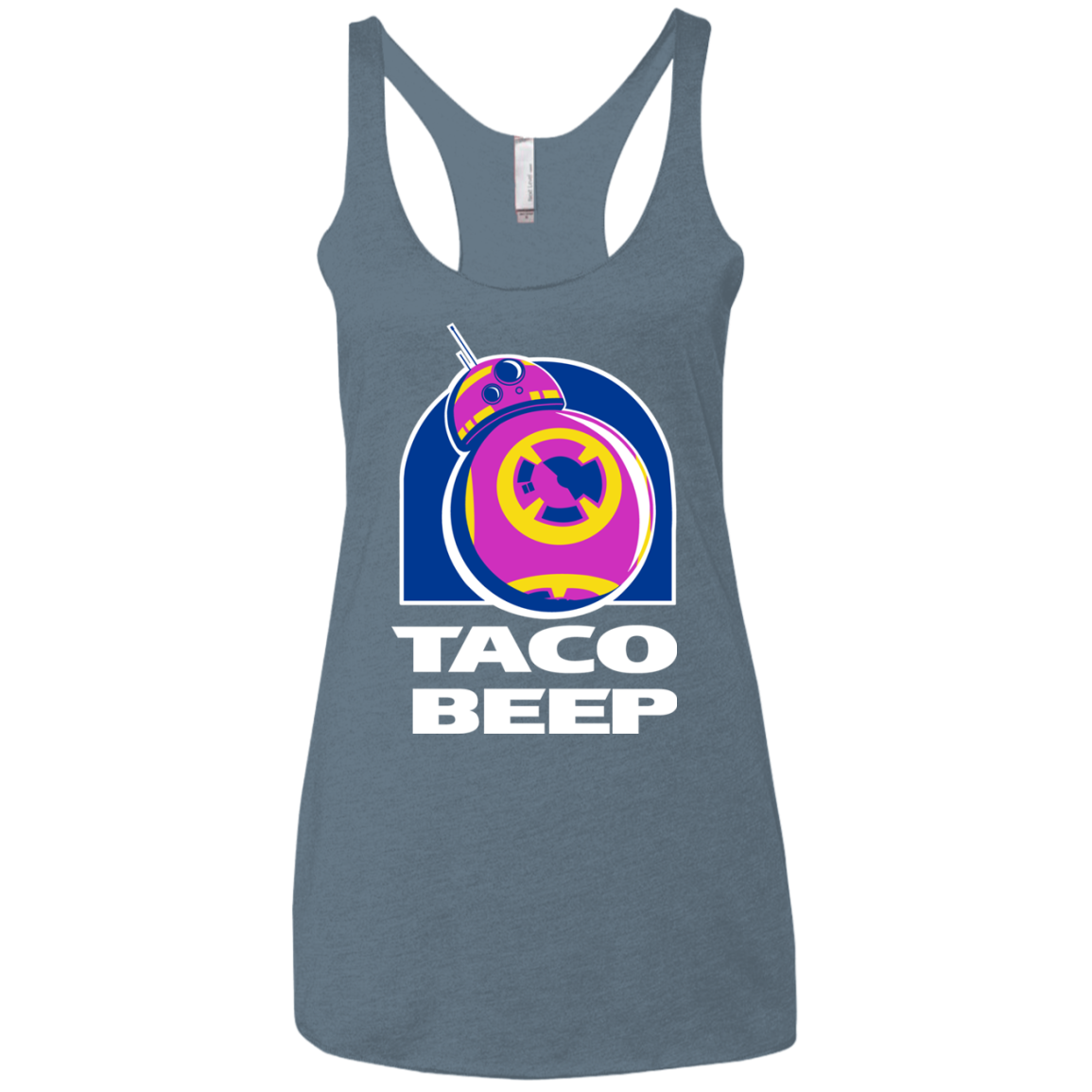 Taco Beep Women's Triblend Racerback Tank