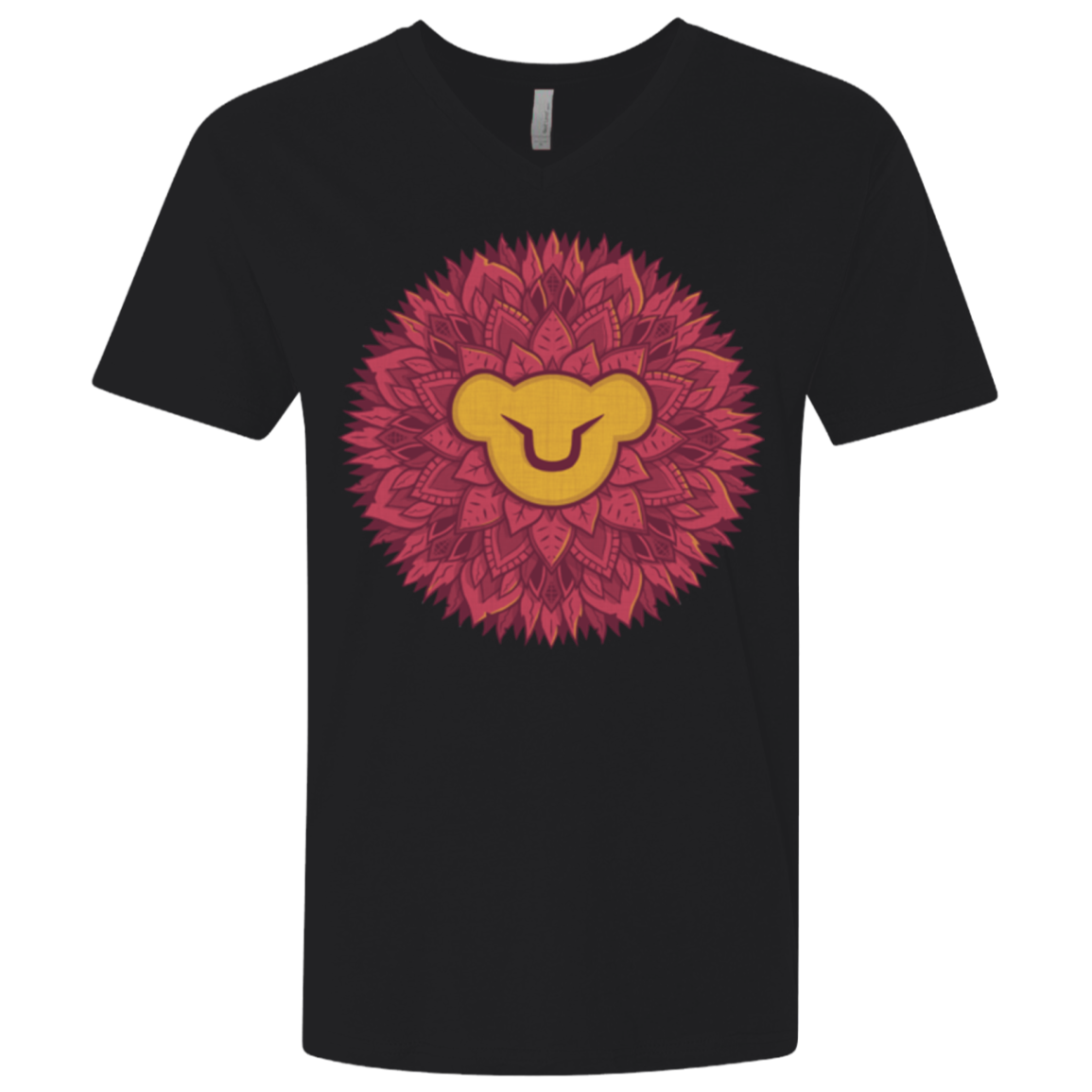 Leaf Mane Mandala Men's Premium V-Neck