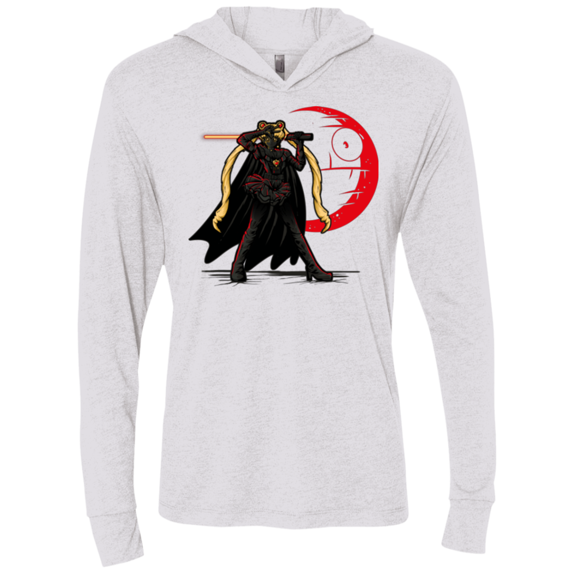 SAILOR NO MOON Triblend Long Sleeve Hoodie Tee