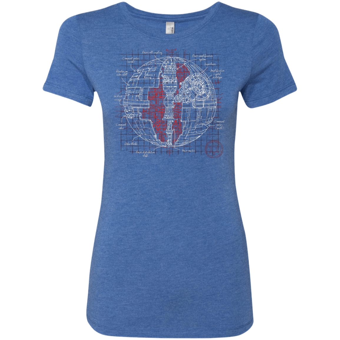 Death Star Plan Women's Triblend T-Shirt