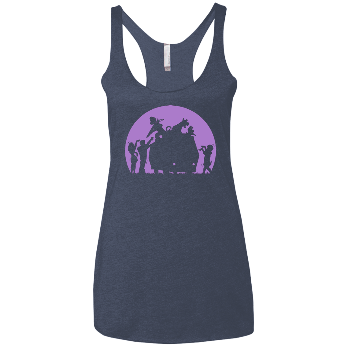 Zoinks They're Zombies Women's Triblend Racerback Tank