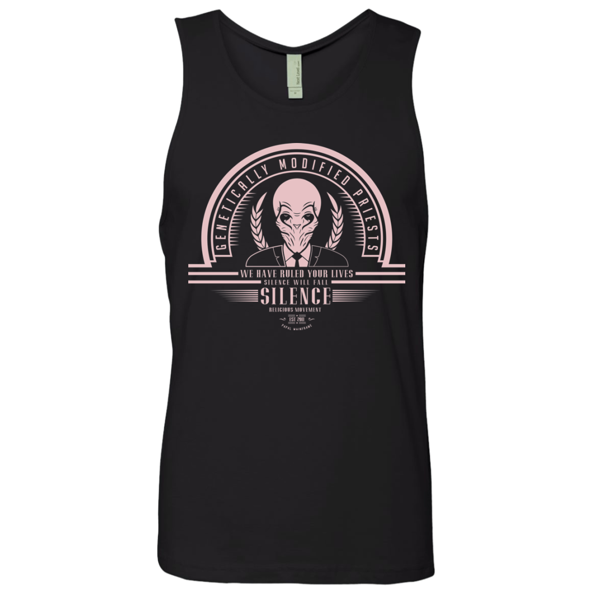 Who Villains Silence Men's Premium Tank Top