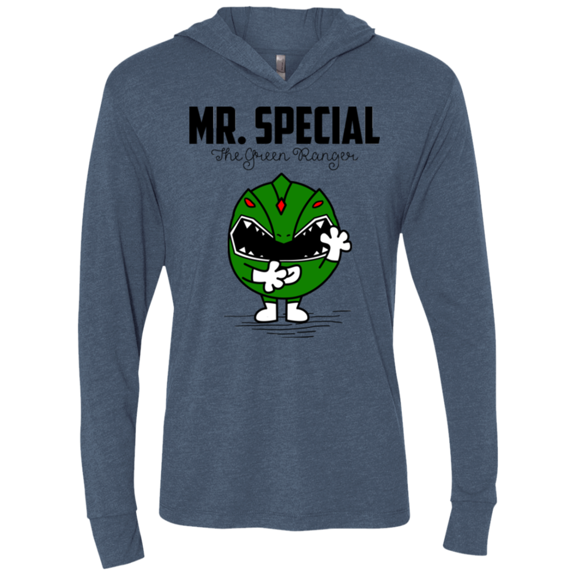 Mr Special Triblend Long Sleeve Hoodie Tee