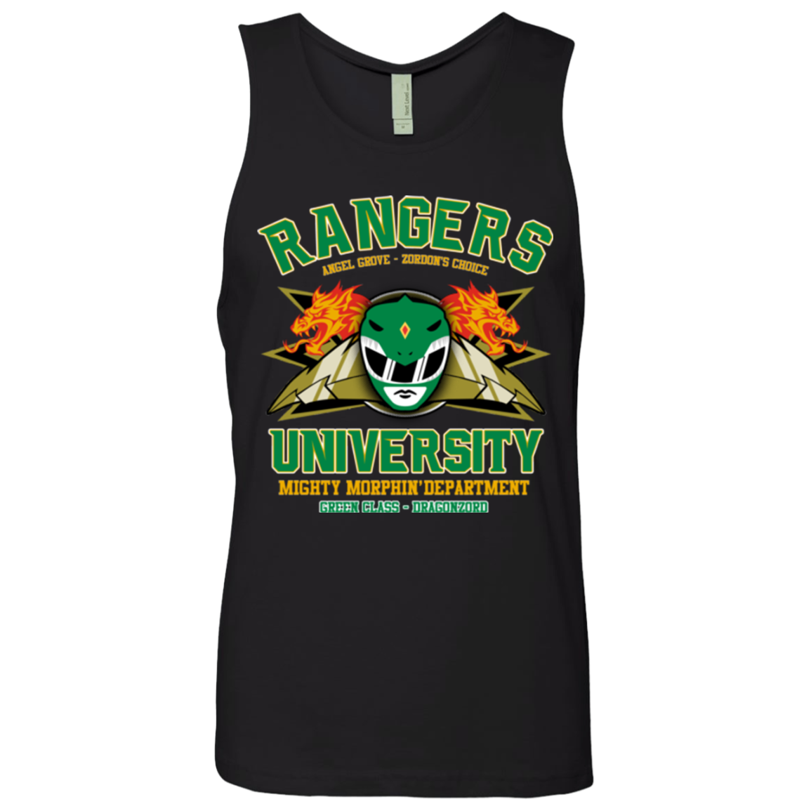 Rangers U Green Ranger Men's Premium Tank Top