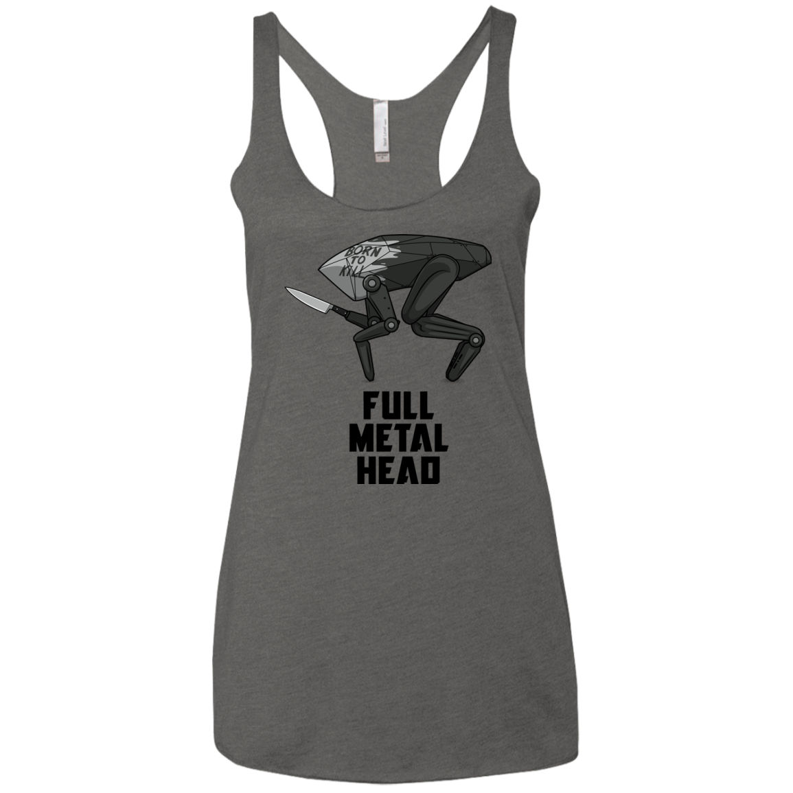 Full Metal Head Women's Triblend Racerback Tank