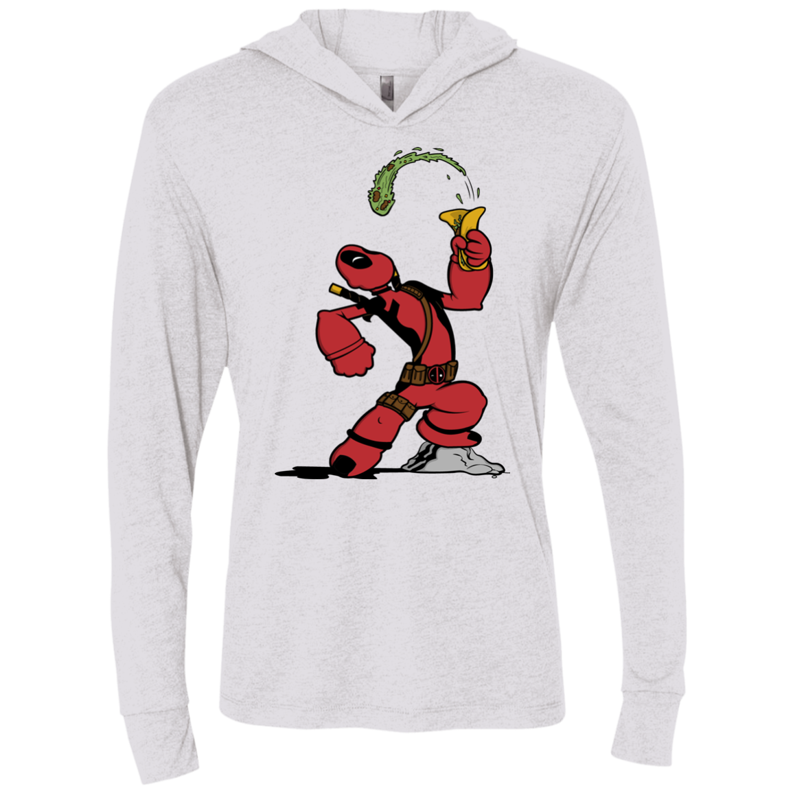 Tacopeye Triblend Long Sleeve Hoodie Tee