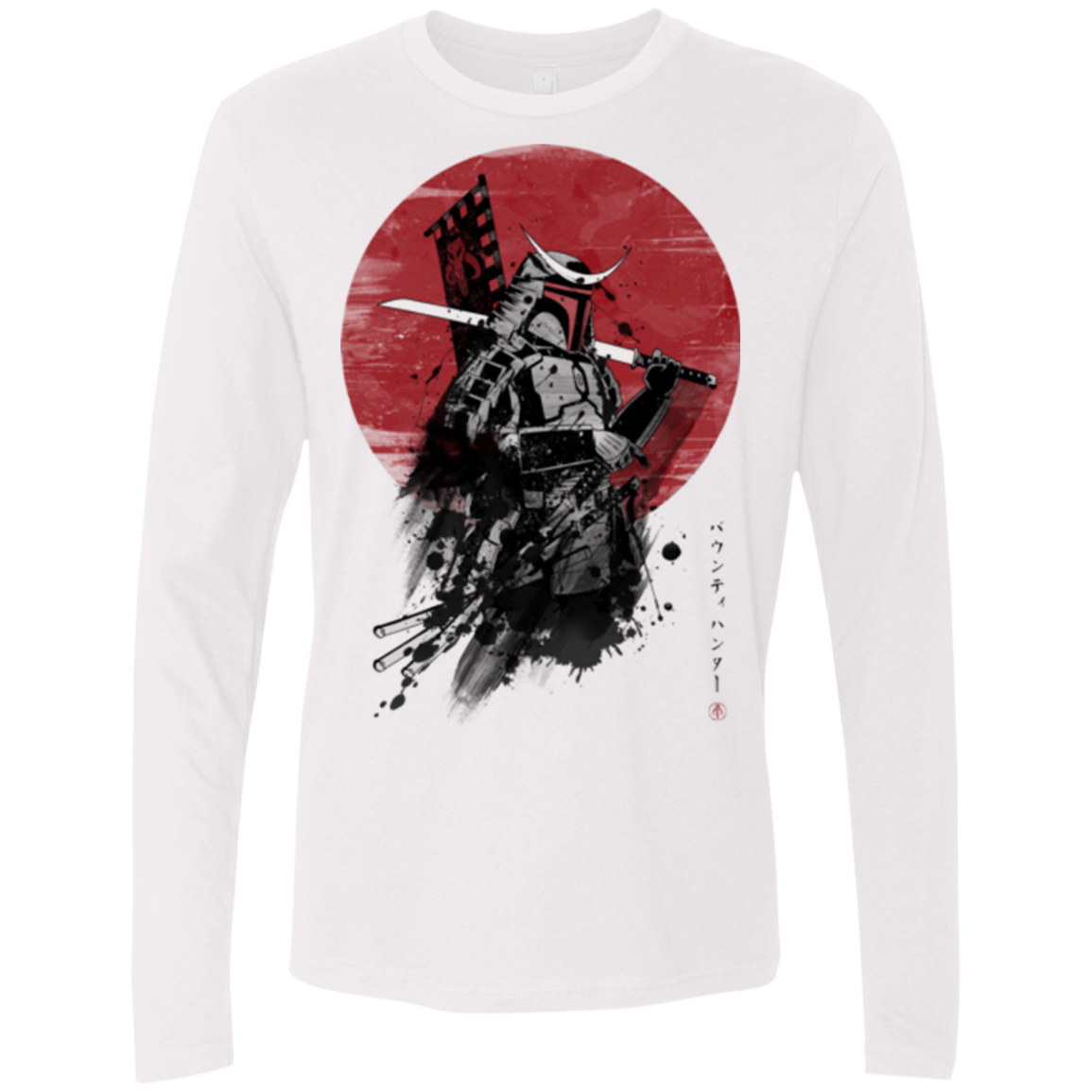 Mandalorian Samurai Men's Premium Long Sleeve