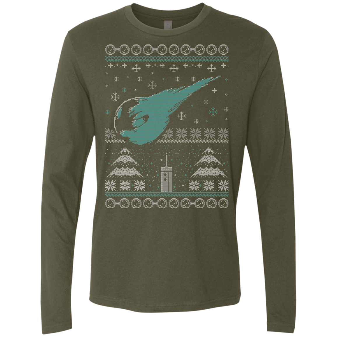 Ugly Fantasy Sweater Men's Premium Long Sleeve