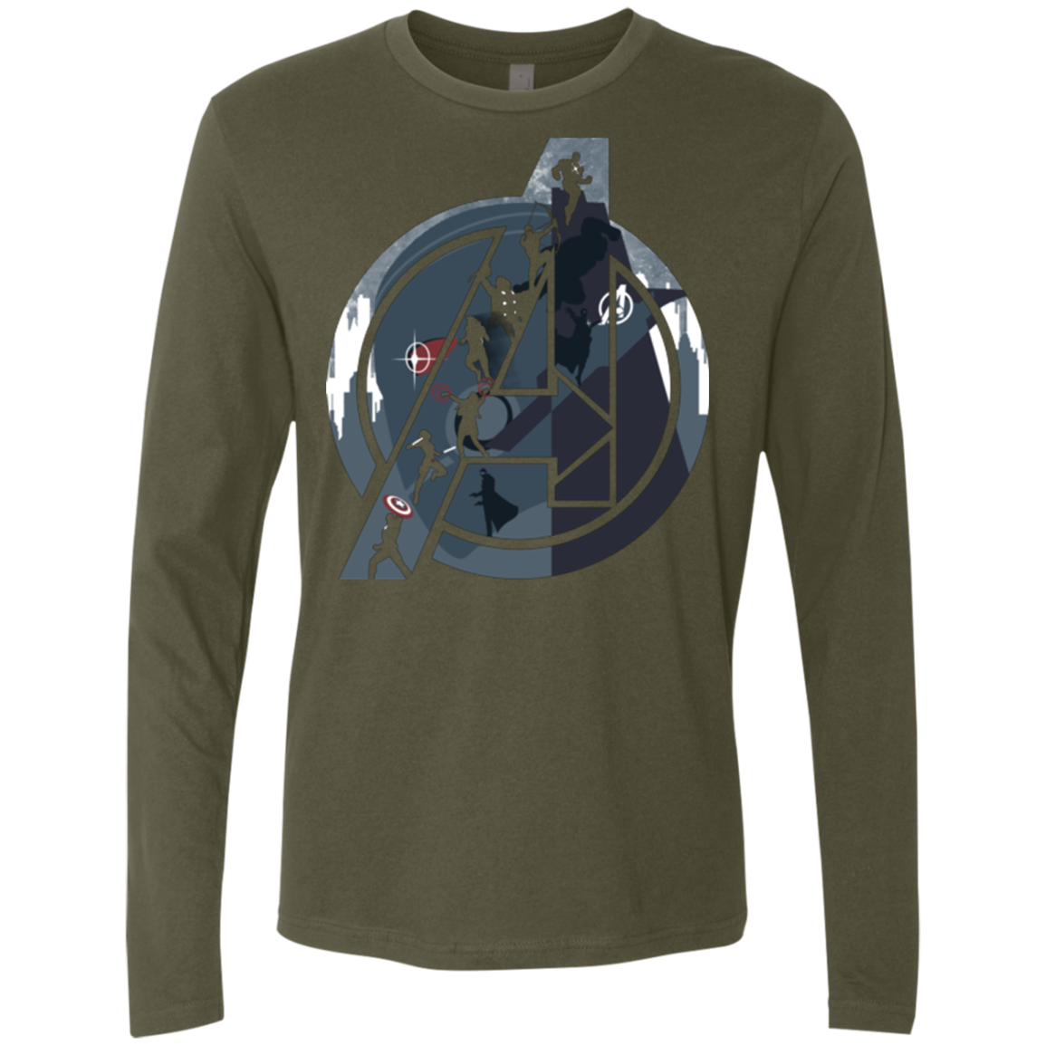 Heroes Assemble Men's Premium Long Sleeve