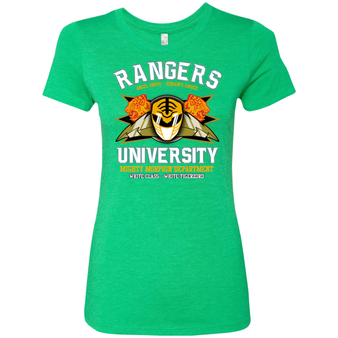 Rangers U White Ranger Women's Triblend T-Shirt
